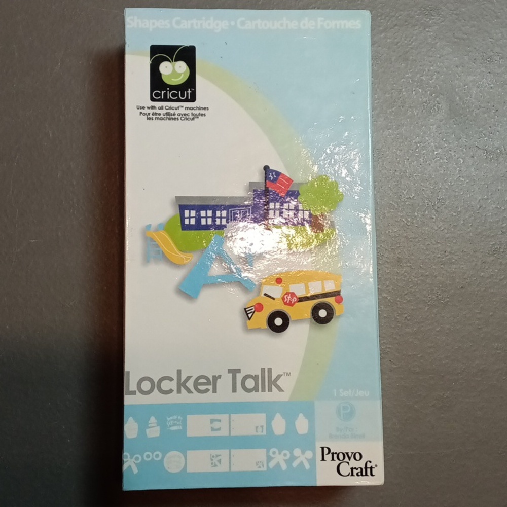 Locker Talk Cricut Cartridge (used not linked)